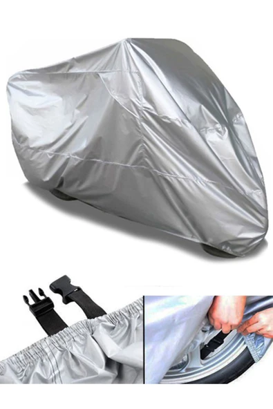 AutoEN Çelik Motor CK100-3 Sport Uyumlu Motorsiklet Brandası, Motor Örtüsü MBA90001 - 3