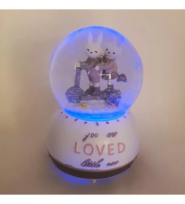 Kar Küresi Tavşan Motorlu Müzikli 100 cc - Resim 3