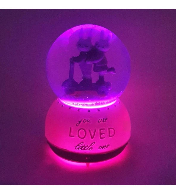 Kar Küresi Tavşan Motorlu Müzikli 100 cc - Resim 4