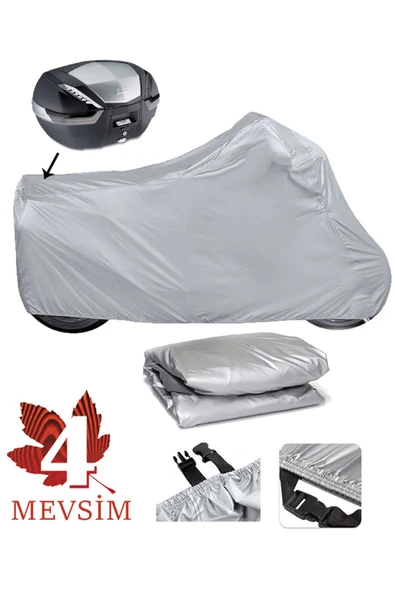 AutoEN Kymco Agility Carry 125i Arka Çanta Uyumlu Motorsiklet Brandası, Motor Örtüsü MBA90002