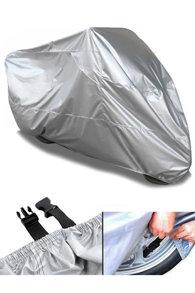 AutoEN RMG Moto Gusto Tornado Arka Çanta Uyumlu Motorsiklet Brandası, Motor Örtüsü MBA90002 - 3