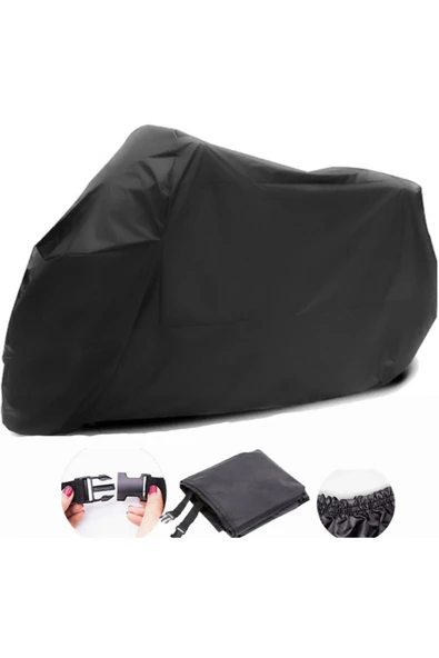 AutoEN Falcon Nitro 50 Motorsiklet Brandası, Motor Örtüsü MBA90001 - Siyah