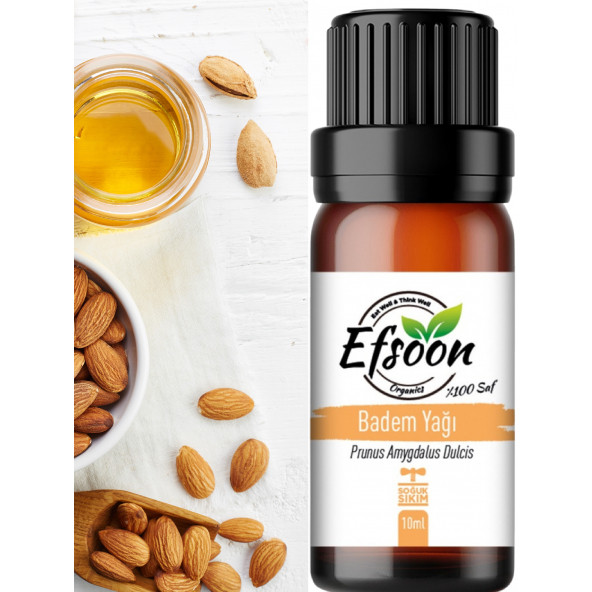 Efsoon Organics Tatlı Badem Yağı 10 ml