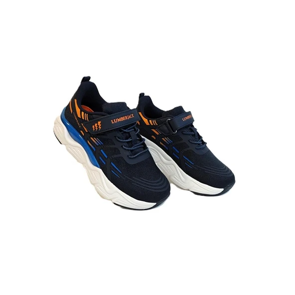 Lumberjack Karlsen Lacivert Cırtlrı Ortapedi Erkek Çocuk Spor Ayakkabı - Resim 7