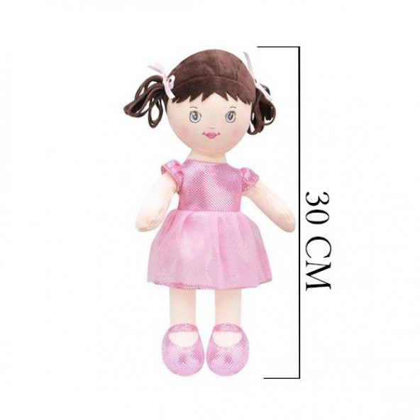 Peluş Nil Bebek Oyuncak 30 cm Pembe - 2