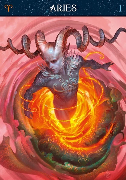 Barbieri Zodiac Oracle Tarot Kartı - 4