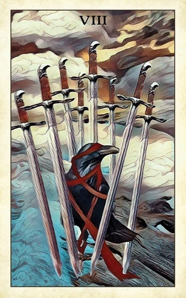 Crow Tarot Created By Mj Cullinane - 7
