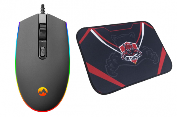Everest SM-GX66 Usb RGB Gaming Oyuncu Mouse+Mouse Pad