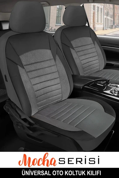 KURRA STORE Ferrari 575  Uyumlu 5 KOLTUK TAM SET TAY TÜYÜ OTO KOLTUK KILIFI FÜME