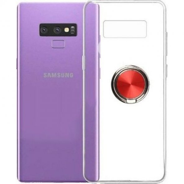 Samsung Galaxy S10 kırmızı yüzüklü Şeffaf Kılıf