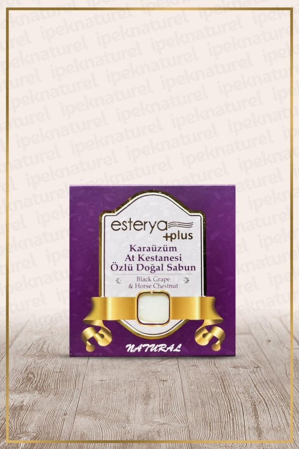 Esterya Plus Karaüzüm At Kestanesi Özlü Doğal Sabun 125gr