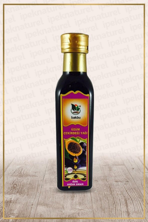 Bakbu Üzüm Çekirdeği Yağı 250ml