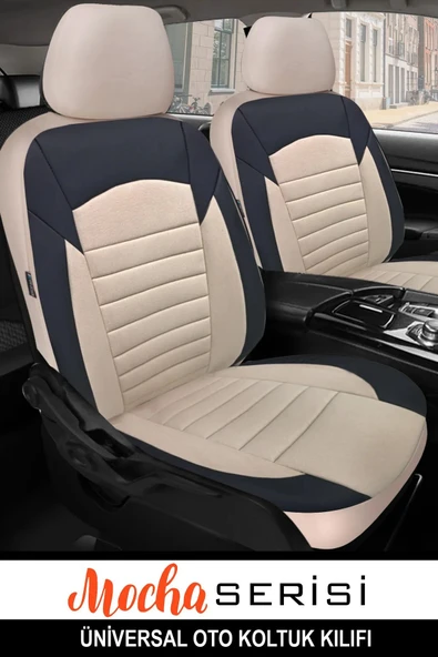 KURRA STORE Dacia Duster Black Shadow 1.5 Dci 110 Media Nav 2018  PİKE KUMAŞ TAM SET OTO KOLTUK KILIFI BEJ