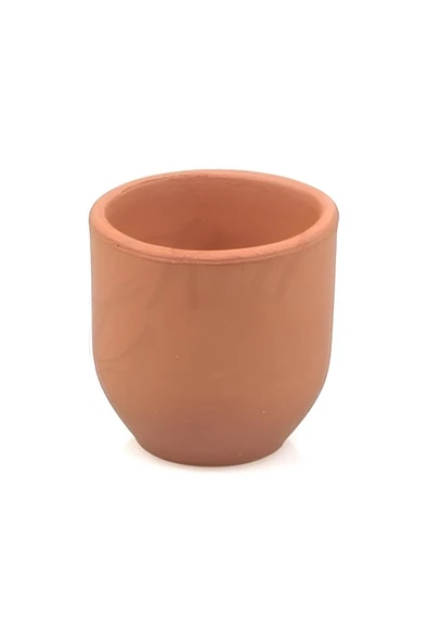 Sukulent 5cm El Yapımı Doğal Terleyen Çömlek Toprak Saksı No.302