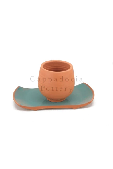Renkli Sırlı 25cm Dikdörtgen Toprak Saksı Tabağı Altlığı No.149 - 2