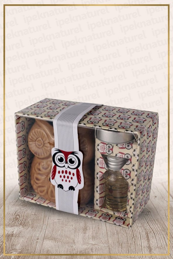 Buhurdanlık Baykuş Set Kahve