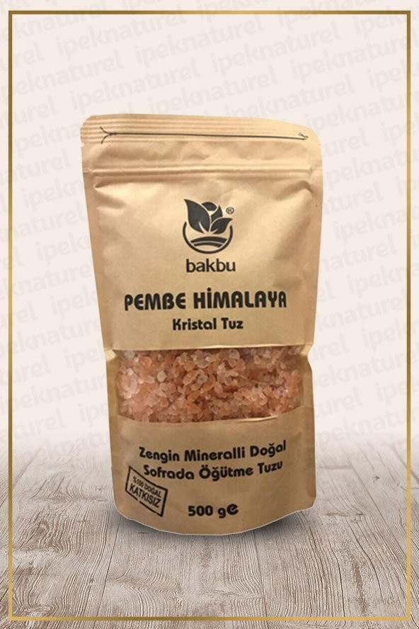 Bakbu Zengin Minarelli Pembe Himalaya Kristal Tuzu 500 gr