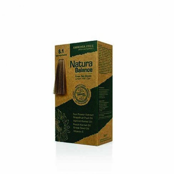 Natura Balance (Krem Saç Boyası) Küllü Açık Kumral 8.1 - 3