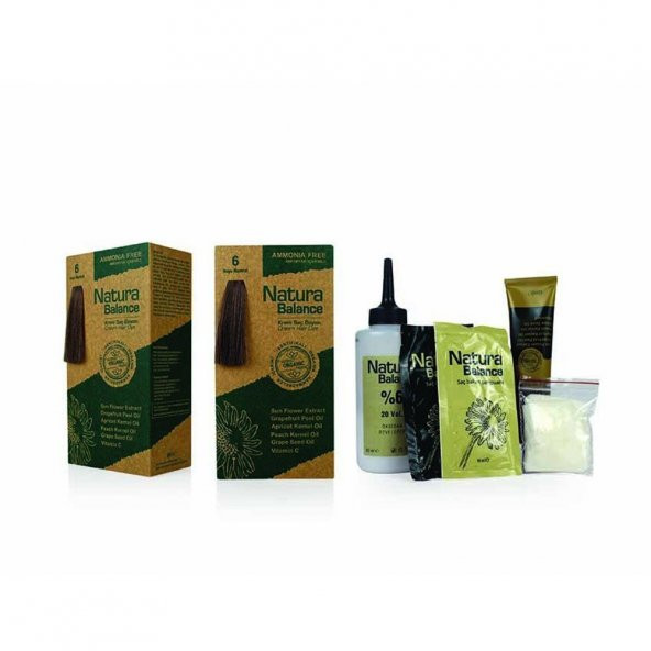 Natura Balance (Krem Saç Boyası) Koyu Kumral 6 - 2