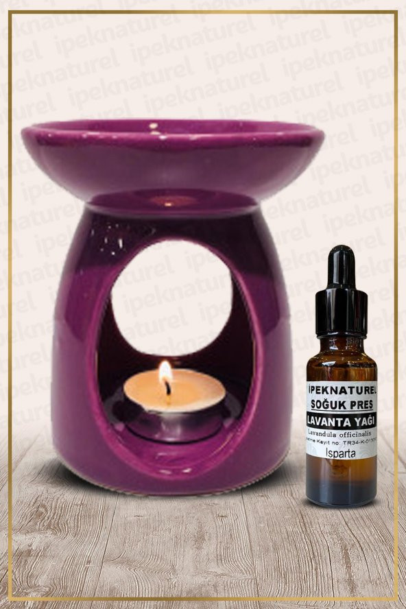 Özel Üretim Lavanta Esansı ve Mor Buhurdanlık