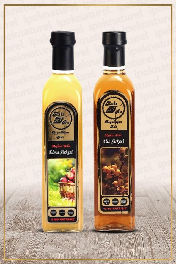 Aslı Bu Alıç Ve Elma Sirkesi 500 Ml 2 Li Set