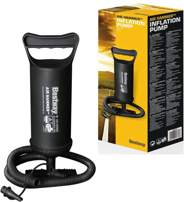 62002 Pompalı-Bestway 51080,Mega Gri Metalik Şişme Havuz-152x43cm - 5