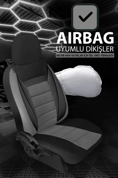 KURRA STORE Mercedes-benz Ml (w164) Ml 280 Cdı (190 Hp) 2005 Trend Serisi Tay Tüyü Oto Koltuk Kılıfı FÜME - 5