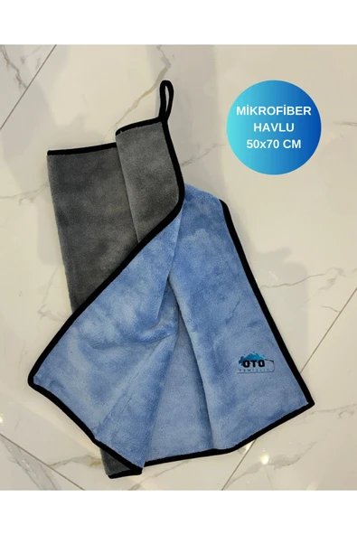 euroist Araba Kurulama Bezi, Premium Mikrofiber Bez, Oto Kurulama Havlusu 50x70 Cm