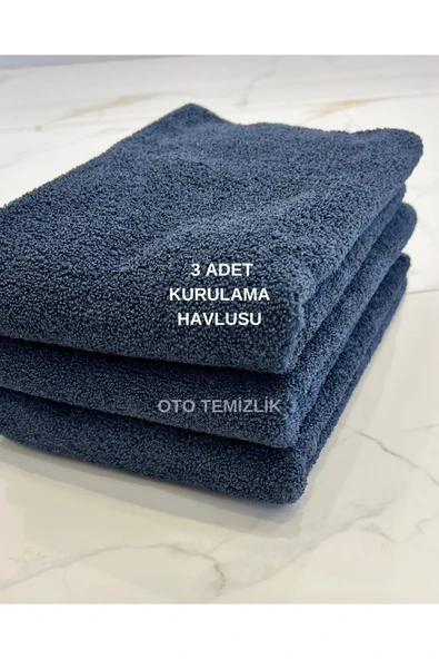 euroist 3 Adet Mikrofiber Araba Kurulama Bezi, Oto Kurulama Havlusu, Temizlik Havlu, 420 GSM, 70x50 CM - 4