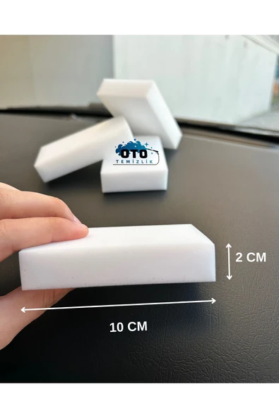 euroist Sihirli Temizlik Süngeri, Sihirli Sünger (10 ADET) - 10x6x2 Cm - 2