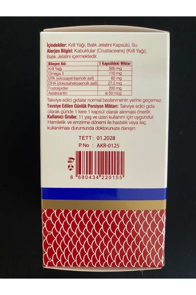 Matriks Akrill Krill Oil 30 Kapsül - 2