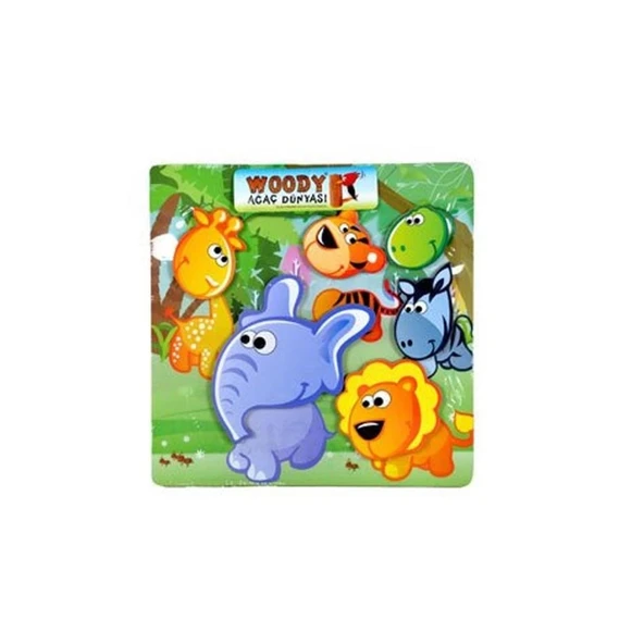 Nessiworld 30058 Ahşap Puzzle 3D Kafalar - 5