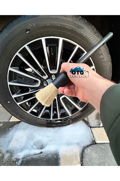 euroist Araba Detay Fırçası, Premium Oto Detay Fırçası - Yumuşak Ve Hassas Kıllı Fırça ( 1 Adet ) - 7