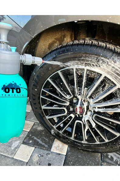 euroist Araba Temizlik Seti - Köpük Atan Pompa, Detay Fırça, Mikrofiber Kurulama Bezi, Mikrofiber Cam Bezi - 2