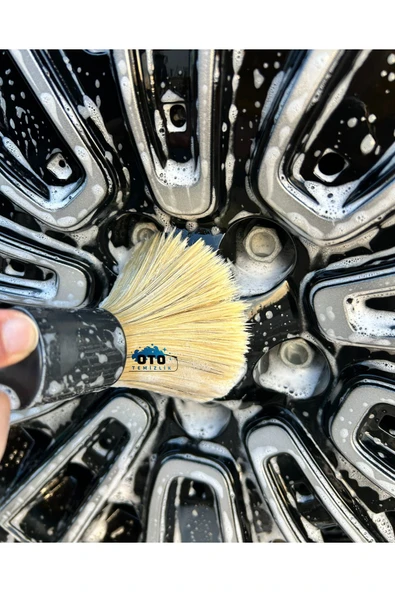 euroist 3'lü Oto Detay Seti - Araba Detay Fırçası, Mikrofiber Araba Kurulama Bezi, Cam Bezi + Sünger Hediye - 6