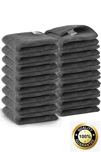 Mikrofiber Bez Leke Bırakmaz Profesyonel Araç Yıkama Kurulama Bezi 40x40cm (3 Adet) - 5