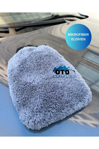 euroist Köpük Atan Pompa, Oto Detay Fırça, Mikrofiber Araba Yıkama Eldiveni, 3'lü Oto Detay Seti - 4