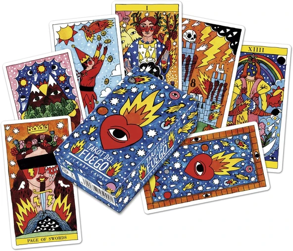 Fournier Tarot del Fuego by Ricardo Cavolo, Tarot Kartları - 3