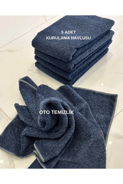 euroist 5 Adet Mikrofiber Araba Kurulama Bezi, Oto Kurulama Havlusu, Temizlik Havlu, 420 GSM, 70x50 CM