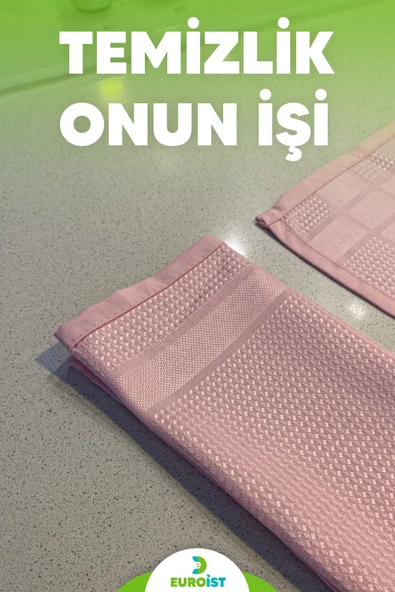 2 Adet Mikrofiber Temizlik Bezi - Cam, Ayna, Mutfak, Banyo, Araç Genel Temizlik Bezi 30x40 Cm Penbe - 5