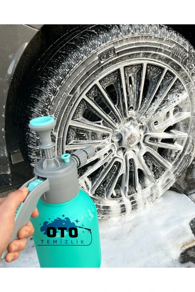 euroist Köpük Atan Pompa, Oto Detay Fırça, Mikrofiber Araba Yıkama Eldiveni, 3'lü Oto Detay Seti - 2