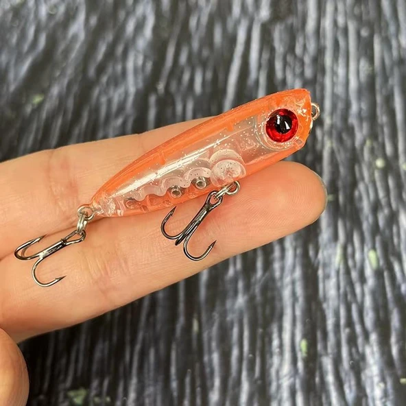 Valkyrie 7 Adet Zıpır Rapala Olta Yem Seti - 4.8cm - 3.8gr Bilyalı 3D Göz Karbon Çelik İğne 7 Farklı Renk - 6