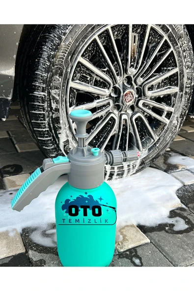 euroist 4’lü Profesyonel Araç Yıkama Seti – Köpük Atan Pompa, Detay Fırça, Mikrofiber Eldiven, Güderi Bez - 5