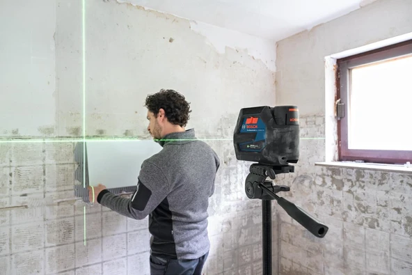 Bosch GCL 12V-50-22 CG BT150 Tripod Pil - 5