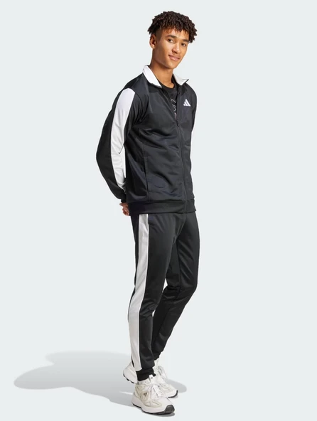 adidas Sportswear Basic Tricot Colorblock Erkek Eşofman Takımı JI8896 - Resim 3