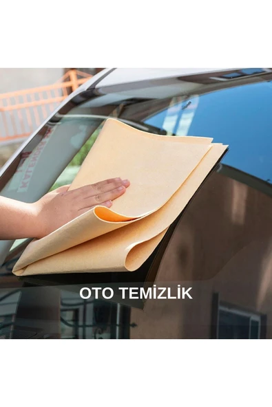 Güderi Bez Araba Yıkama ve Kurulama Bezi Büyük Boy Güderi 50 x 70 cm - 2