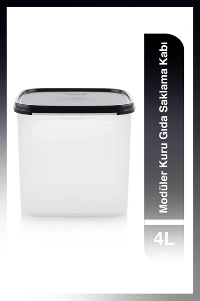 Modüler Kuru Gıda Saklama Kabı 4l