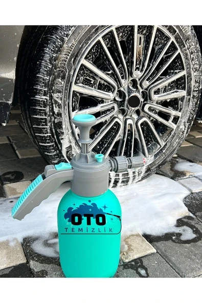 euroist 4'lü Oto Temizlik Seti – 2L Köpük Atan Pompa, Detay Fırça, Mikrofiber Eldiven, Araba Kurulama Bezi - 7