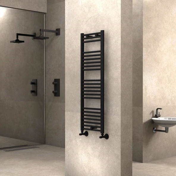 Radiva Haiti Havlupan 400x1200 Düz Mat Siyah
