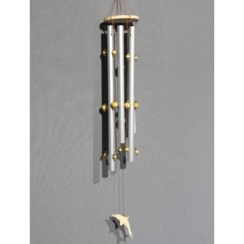 Boncuklu Metal Rüzgar Çanı Model 1